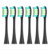 2/4/6PCS Soft Replacement Heads, Compatible for Oclean X/X PRO/ Z1/ F1 Blue Brush Toothbrush Vacuum Bristle Nozzles(6PCSBlack) view 1