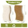 12Pcs Natural Kitchen Sponge for Dishes Pack of Household Cleaning Sponges view 3