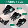 3 Pcs Clipper Guards, 2/1.5/1.25 in Clipper Guards, Hair Guard, Hair Clippers Combs Guides, Cutting Locks Universal Replacement Combs Compatible with Trimmer (Black) view 2