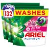 Ariel Platinum PODS, Washing Liquid Laundry Detergent Capsules, 3 x 44 Washes, +Touch of Lenor Floral Fresh, 7-Day Long-Lasting Freshness view 1
