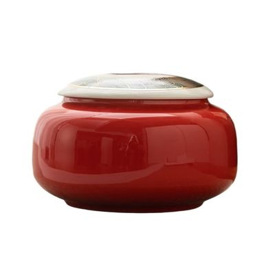 AFGFGHES Tea Caddy Chinese Style Ceramic Tea Can Gift Box Set Universal Tea Can Empty Can New Chinese Style Gift Box Kitchen Tea Canisters