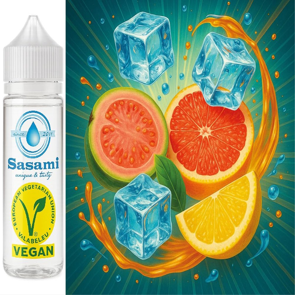 Guava Ice Rush - Guava Lemon Grapefruit Ice Flavor Concentrate - Vegan - Sasami - 100ml