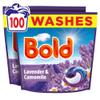 Bold Lavender and Camomile PODS Washing Liquid Laundry Detergent Capsules 100 Washes, 100ct, Outdoor Freshness that Lasts and Lasts, with Built-In Lenor Softener view 1