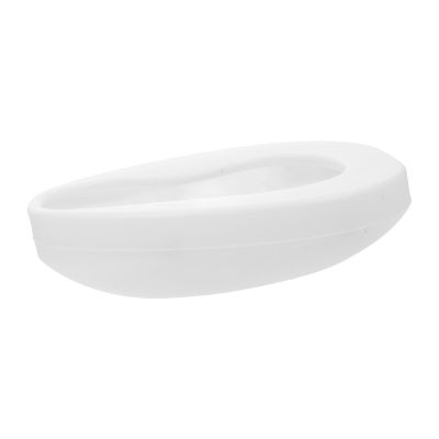 Warmhm Portable White Pe Urinal Bed Pan for Women with Leak Prevention and Reusable Features, for Patient Care Including Pregnant Women and Paralyzed Patients and Home Settings