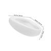 Warmhm Portable White Pe Urinal Bed Pan for Women with Leak Prevention and Reusable Features, for Patient Care Including Pregnant Women and Paralyzed Patients and Home Settings view 2
