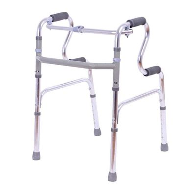 Walking Frame, Walking Frame,Folding,Adjustable Height Non-Slip Aid Rehabilitation Aluminum Alloy s for Seniors Elderly Yearn for(Without Wheels)