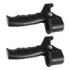 ARTSEWPLY 2Pcs Black Cane Handles for 22Mm Tube Diameter Folding Walking Sticks, Elderly Support Grip for Stand Assist and Mobility Aid Handles for Seniors view 1