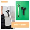 ARTSEWPLY 2Pcs Black Cane Handles for 22Mm Tube Diameter Folding Walking Sticks, Elderly Support Grip for Stand Assist and Mobility Aid Handles for Seniors view 3