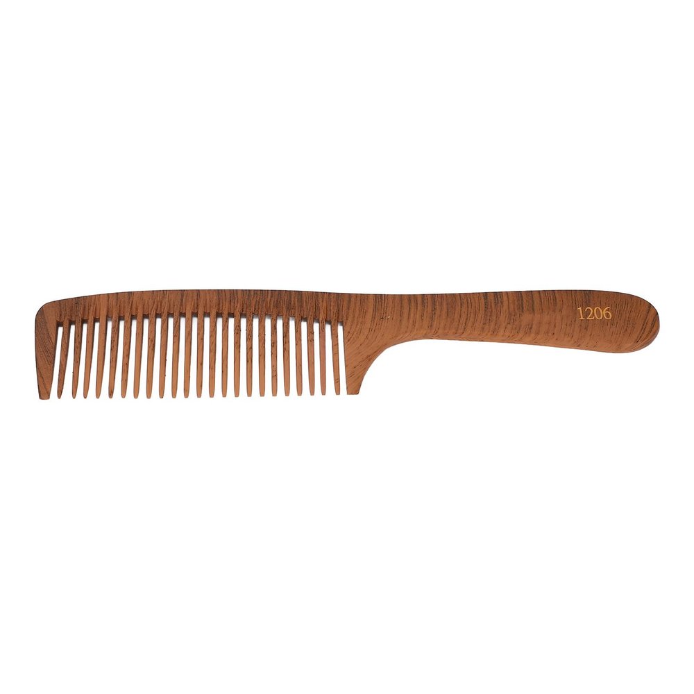 Dioche Wooden Anti Static Comb 2 Pack Premium Wood Hair Beard Comb for Men Women Portable Grooming Tool for Dry Seasons