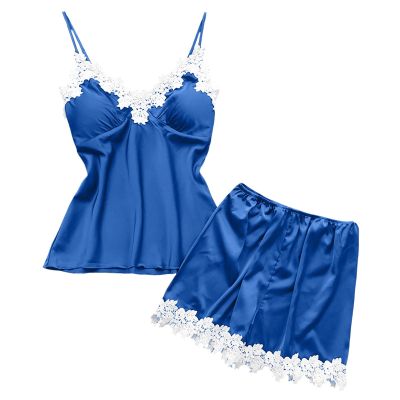 Women's Sexy Babydoll Lingerie Women One Piece Lingerie Lace Babydoll Mesh with Thigh Cuffs Big Bownot Floral Lace Garter Underwear Outfits Cutout Bodycon Honeymoon Anniversary Romantic Night Blue