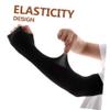Alipis 3 Pairs Uv-Blocking Ice Silk Sun Protection Arm Sleeves with Thumb for Men and Women, Lightweight Cooling Forearm Guards in Black, Grey, and White for Outdoor Activities view 4