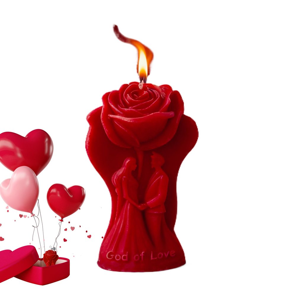 Valentines Candle for Her Romantic Long-Lasting