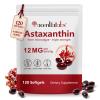 Astaxanthin 12mg Triple Strength from Microalgae, 120 Softgels, 4 Month Supply | Premium Antioxidant Supplement, Supports Eye, Joint, Internal Circulation, Skin & Immune Health view 1