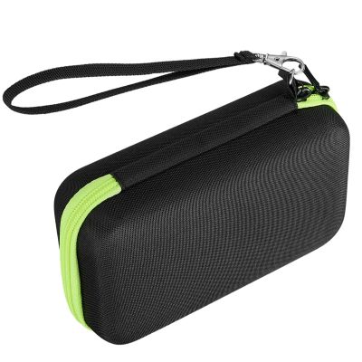 BAZEITFLOW Portable Shockproof Protective Case with Wear-Resistant EVA and Lanyard for Non-Contact Thermometers, Compact Storage for Travel