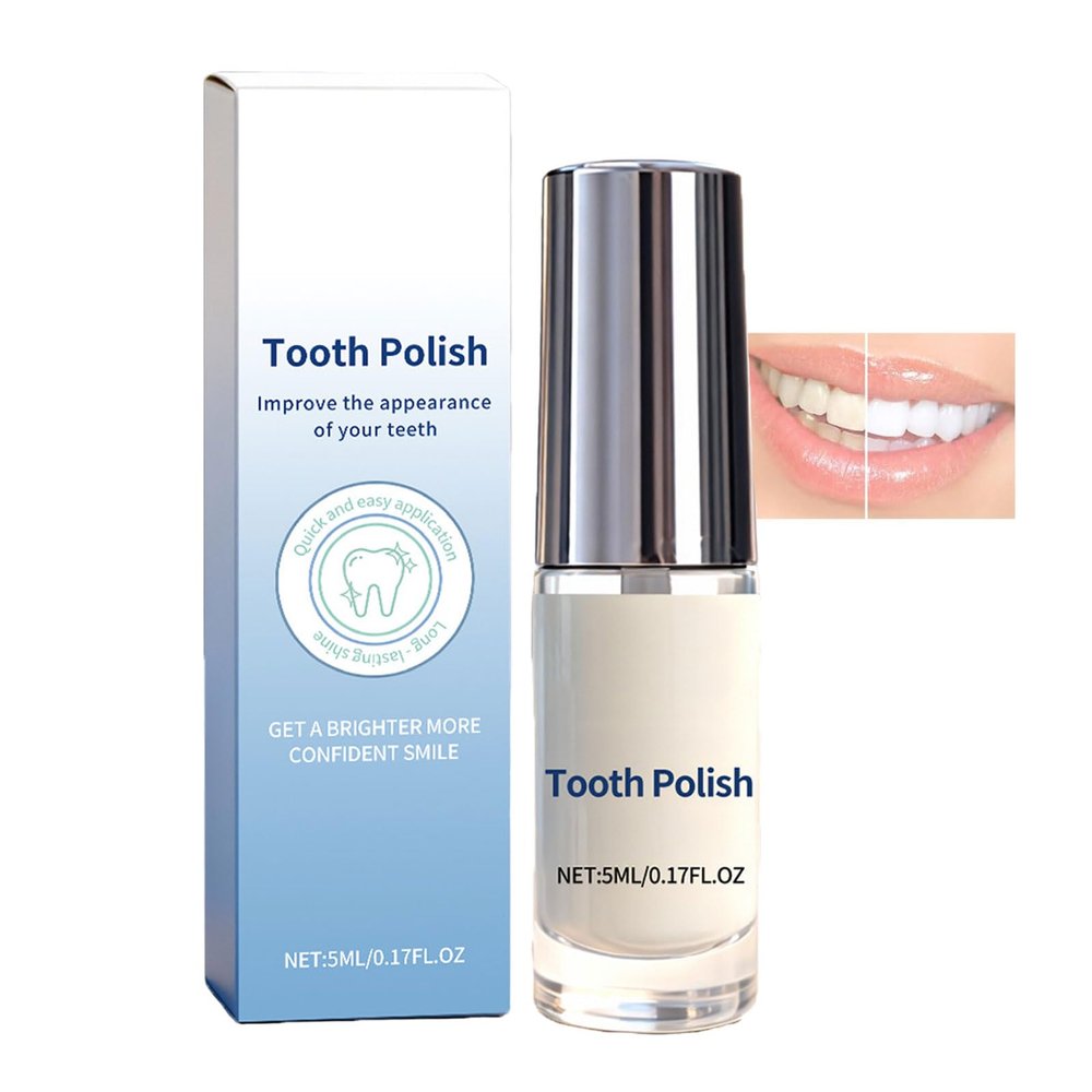 Tooth Polish, Cosmetic Teeth Whitening Liquid, Teeth Whitening Essence, Natural Gentle Whitening Teeth Care, Easy to Use (1pcs)
