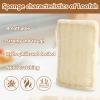6 Pack Natural Loofah Dish Sponge, 100% Biodegradable Compostable Dishwashing Kitchen Dish Sponges with Cotton Hanging Loop for Kitchen, Bathroom, Household view 4