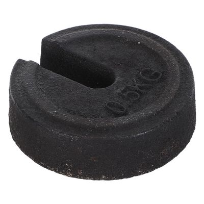 ARTSEWPLY Orthopedic Traction Scale Weight 0.5Kg Slotted Metal Balance Weight for Traction Equipment Calibration and Industrial Scale Adjustment