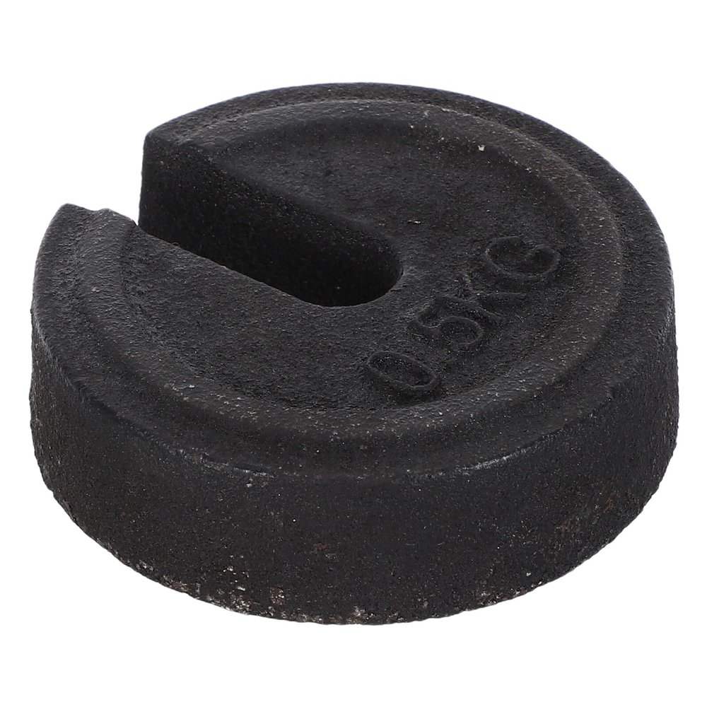 ARTSEWPLY Orthopedic Traction Scale Weight 0.5Kg Slotted Metal Balance Weight for Traction Equipment Calibration and Industrial Scale Adjustment