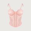 Sexy Lingerie for Women Sets Naughty Lace Bodysuit Halter Neck Teddy with Thigh Cuffs Big Bownot Bridal Nightdress Cutout Wasit Mesh Slim Bodycon Date Night Valentine's Day Clubwear Red view 2