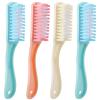 Toyvian Laundry Brush with Long Handle, Hanging Cleaning Brush Made of Plastic and Wood, Multifunctional Shoe and Clothing Care Brush for Household, Bathroom, Random Colour view 1