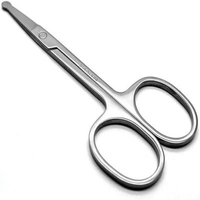 Scissors For Facial Hair Men Women Scissors Nose Scissors Stainless Steel Mustache Mustache Trimmer For Cutting Fine Hai