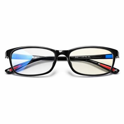 CAYLEKI Black Square Frame Reading Glasses with Blue Light Filtering - Unisex Rectangular Readers for Men & Women, Scratch Resistant Lenses, Lightweight Plastic Frames