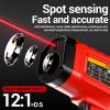 Dpofirs Infrared Thermometer Accurate Non-Contact Temp Gun with Backlight for Industrial Use 12:1 D:S Ratio | Auto-Off Hi/Lo Alarm for HVAC/R Systems ABS Lightweight -50C to 600C (Red) view 2
