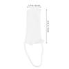 MUCKLILY 50pcs Elastic Cotton Mesh Cap for Adult Head Dressing Retainer with Enhanced Breathability and Easy Single-Handed Application, Suitable for Emergency Head Care and Home Kits view 2