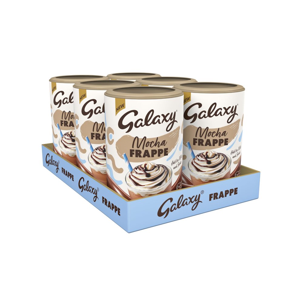 Galaxy Mocha Frappe Powder, Instant Coffee Mix with Rich Cocoa-Coffee Flavor, 280g