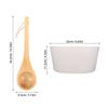 DECOMELODY Sauna Foot Bath Tub Plastic Liner Insert for Barrel Reusable Spa Bucket Liner Wooden Water Ladle for Home Bathroom Spa view 2