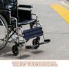 Beaupretty Wheelchair Legband Black Adjustable Leg Supports for Wheelchair Cushioned Pad Enhanced Calf Protection Wear-Resistant Oxford Cloth 40 to 45cm view 3