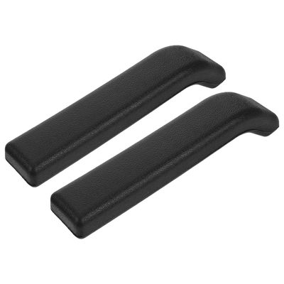 WATIIFUFU Universal Armrest Cushion Pads for Wheelchairs and Walkers, Black Abs Material with 14.5cm Hole Spacing, Easy Assembly and Secure Installation for Adult Mobility Aids