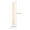 BAZEITFLOW 50pcs Wooden Sticks Blank Craft Sticks for DIY Crafts Wide Ice Cream for Making Ice Pops and Small Lollipop view 2