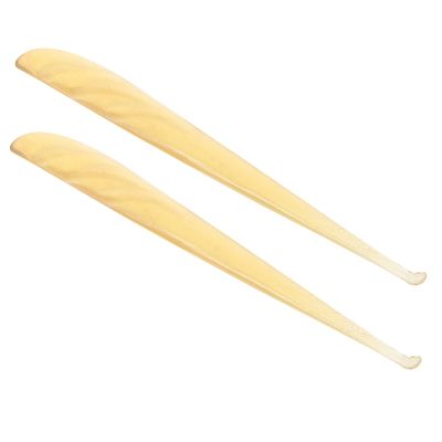 Warmhm 2 Pcs Medium Earwax Removal Tools with Spoon, Portable Household Ear Picks for Safe Ear Cleaning and Wax Extraction at Home