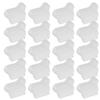BAZEITFLOW 20Pcs Denture Brush Protector Covers, Portable Plastic Toothbrush Caps for Travel and Storage, Dustproof Compact Toothbrush Covers for False Teeth Care view 1