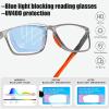 2Pack Progressive Multifocal Reading Glasses For Men Women Blue Light Blocking With Spring Hinges Outdoor Computer Readers Sporty Style Flexible Tr90 Frame(Orange+red,2.5) view 4
