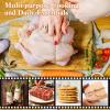 Baking | 2 Cotton Rolls with Steel Dispenser and Rope - Natural for Baking Bread, for Tying Food Meat Bread Poultry Tamales Roasts Wraps Grill Home Cooking Chefs view 4
