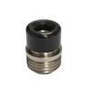 Buhdjfnke 1PC Intergrated Quickly Remove the Mouthpiece Wide Mouth 1.24cm High Efficiency and Saving Black
