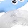 ARTSEWPLY U-Shaped Silicone Toothbrush for 0-3 Years with Extra Soft Bristles, Blue Dinosaur Design, Whole Mouth Training Brush for Preschool view 3