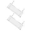 VILLCASE 2pcs Men's Razor Stand Acrylic Shaving Stand for Bathroom Storage Double Edge Razor Holder Countertop Organizer view 1
