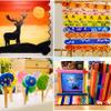 100 Pcs Popsicle Sticks for Crafts Colored Wooden Craft Sticks Large Ice Cream Sticks Rainbow DIY Art Supplies view 4