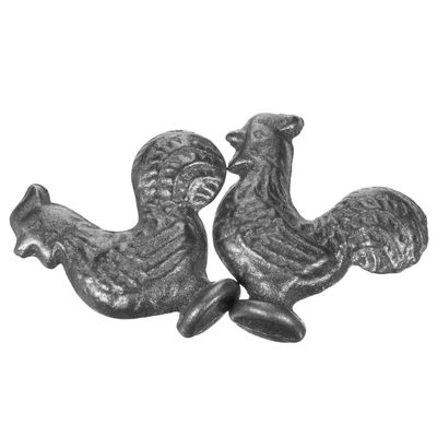 Artibetter 2pcs Cast Iron Chicken Cooking Tools Iron-Rich Vegan Supplement Tool for Healthy Meals Athlete Dietary Iron Source