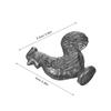 Artibetter 2pcs Cast Iron Chicken Cooking Tools Iron-Rich Vegan Supplement Tool for Healthy Meals Athlete Dietary Iron Source view 2
