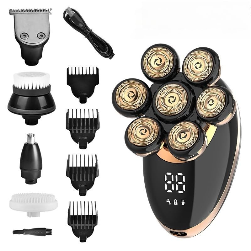5-in-1 Unisex Head Shaver (Gold)