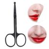 LUCKDANO Professional Stainless Steel Eyebrow Nose Hair Scissors for Grooming Men Women Safe Precise Trimming Beauty Tool Home Travel Essential (Nose Hair Clipper (Round Head)) view 2