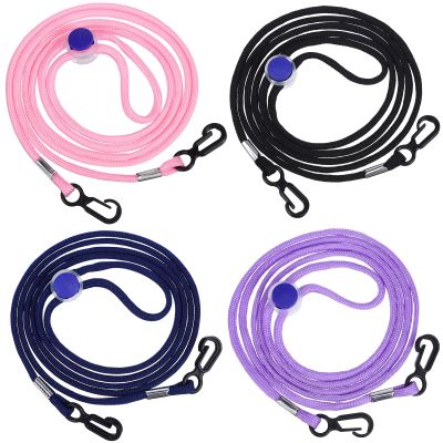 HAKIDZEL Adjustable Mitten Clips and Glove Straps with Soft Lightweight Nylon Ropes, 4Pcs Gloves Strings for Winter Activities