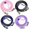 HAKIDZEL Adjustable Mitten Clips and Glove Straps with Soft Lightweight Nylon Ropes, 4Pcs Gloves Strings for Winter Activities view 1