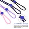 HAKIDZEL Adjustable Mitten Clips and Glove Straps with Soft Lightweight Nylon Ropes, 4Pcs Gloves Strings for Winter Activities view 3
