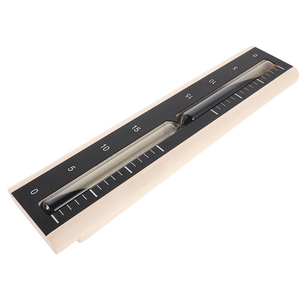 Abaodam Sauna Hourglass Timer Wooden Heat Resistant Rotating Sand Clock for Steam Room Sessions Portable Natural Countdown Clock