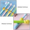 TOKIDNY 4Pcs Soft Bristle Toothbrush Set for Ages 2-10, Cartoon Animal Design, Manual Toothbrushes for Boys and Oral Care view 4